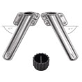 Side Mount Cast Base 27 degree Rod Holders
