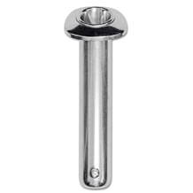 Aluminium Deck Mount Weld-On 27 Deg Rod Holder w-Pin